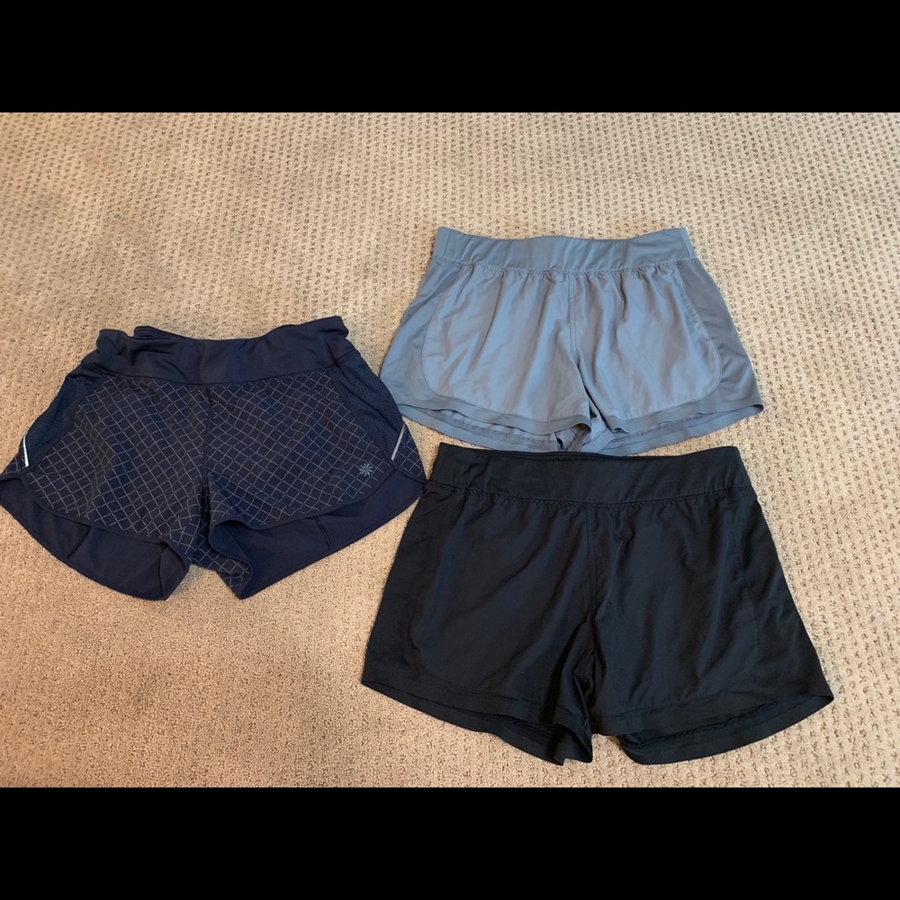 3 pair of Athleta shorts